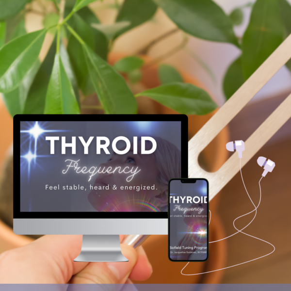 Thyroid Frequency-Picture of the Computer and phone